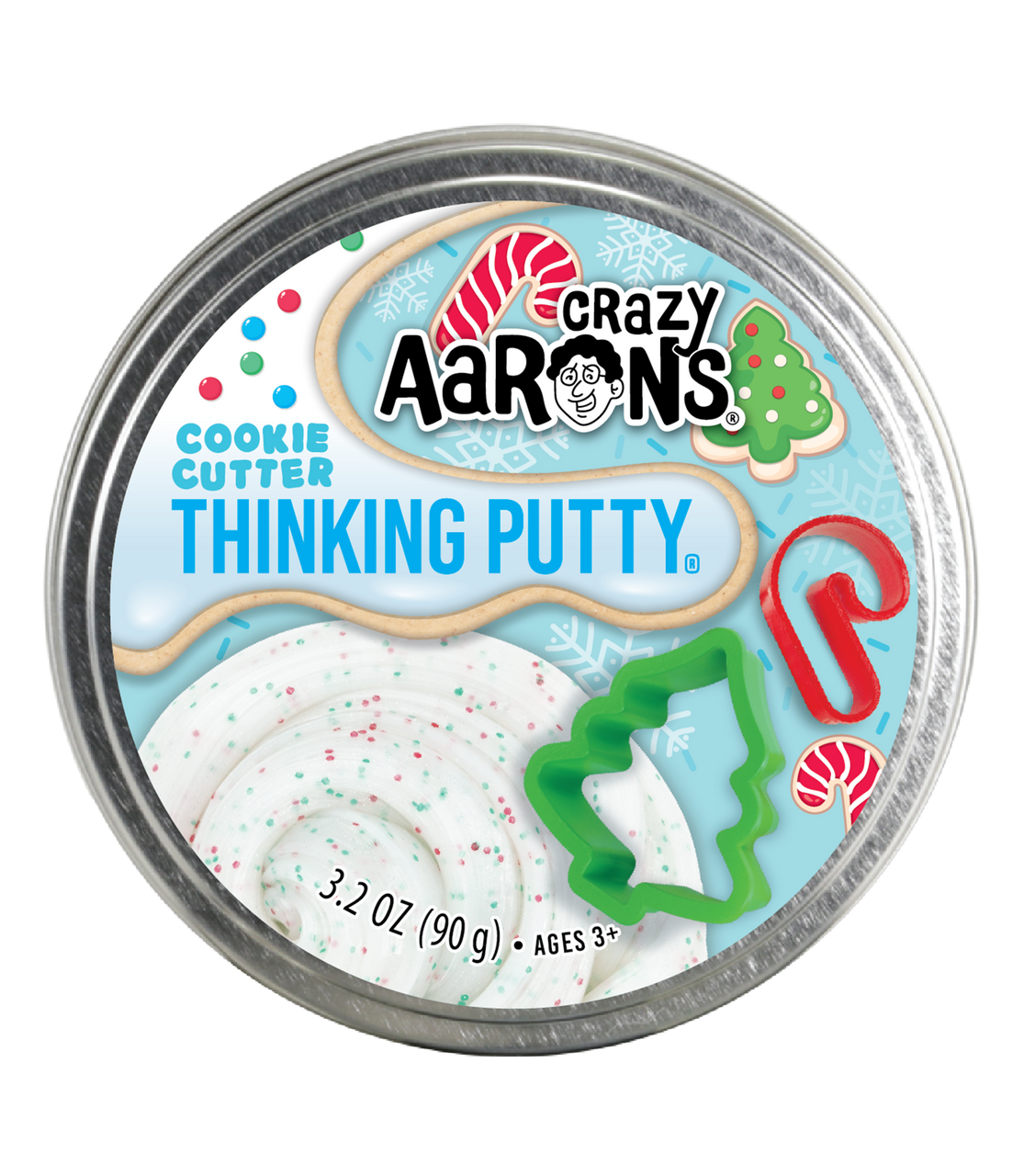 Crazy Aarons Cookie Cutter 4" Thinking Putty