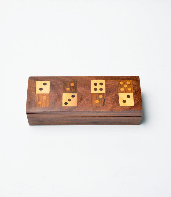 Matr Boomie Wooden Dominoes Set