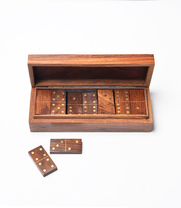 Matr Boomie Wooden Dominoes Set