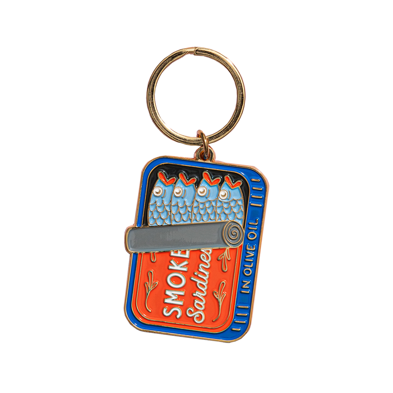 Brittany Paige Sardines Can Enamel Keychain