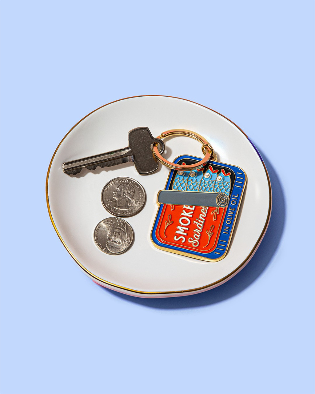 Brittany Paige Sardines Can Enamel Keychain 3 Brittany Paige Sardines Can Enamel Keychain