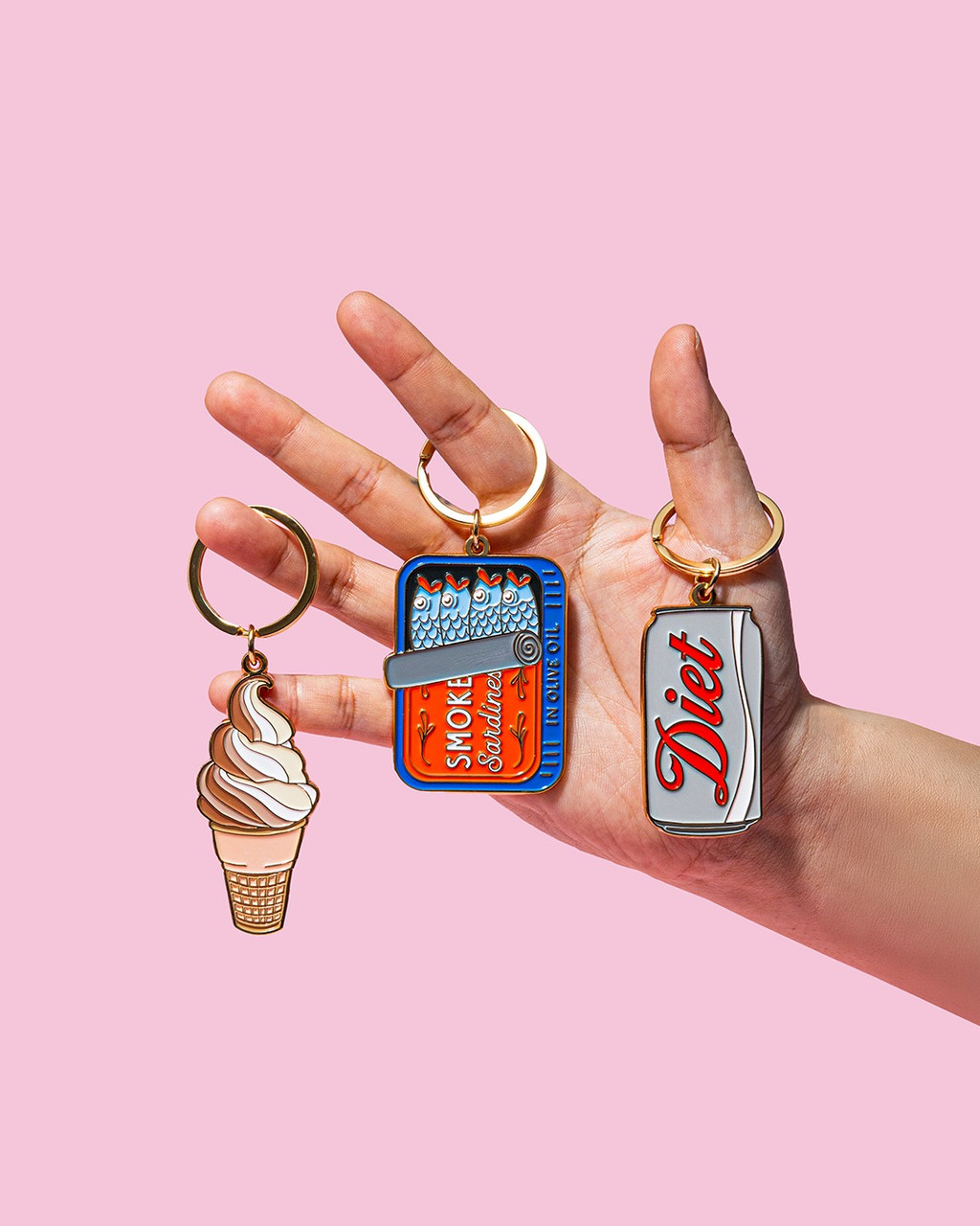 Brittany Paige Sardines Can Enamel Keychain 4 Brittany Paige Sardines Can Enamel Keychain