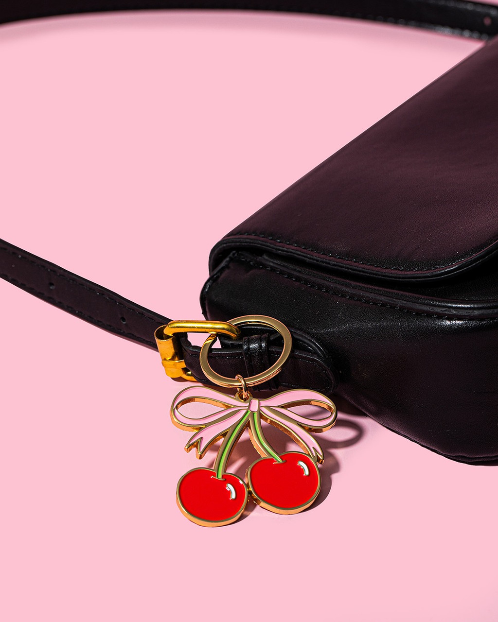 Brittany Paige Cherries Enamel Keychain 4 Brittany Paige Cherries Enamel Keychain