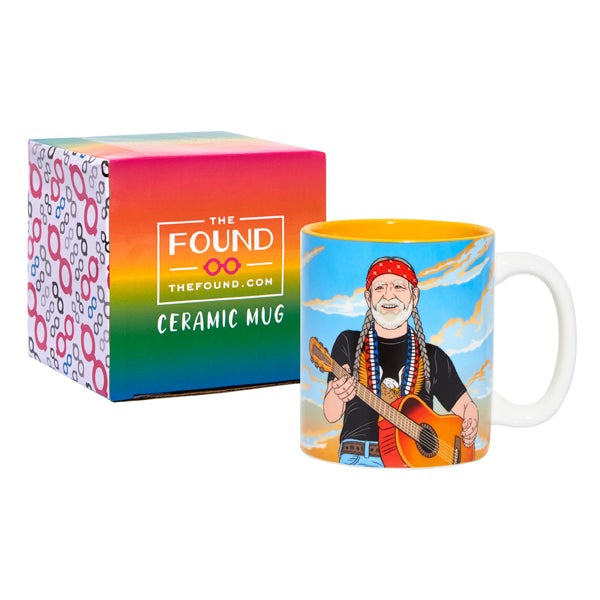 Willie Nelson Guitar Coffee Mug