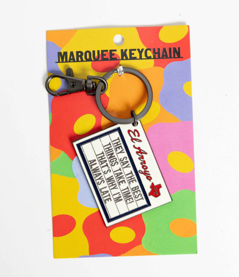 El Arroyo Marquee Sign Keychain