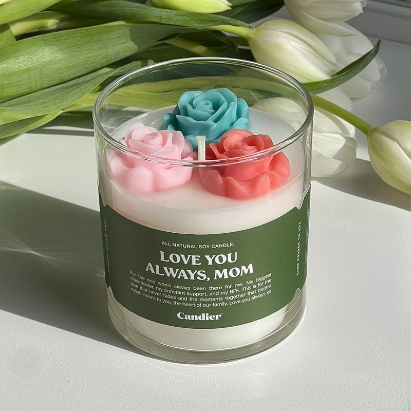 Candier Love you Always Mom Candle
