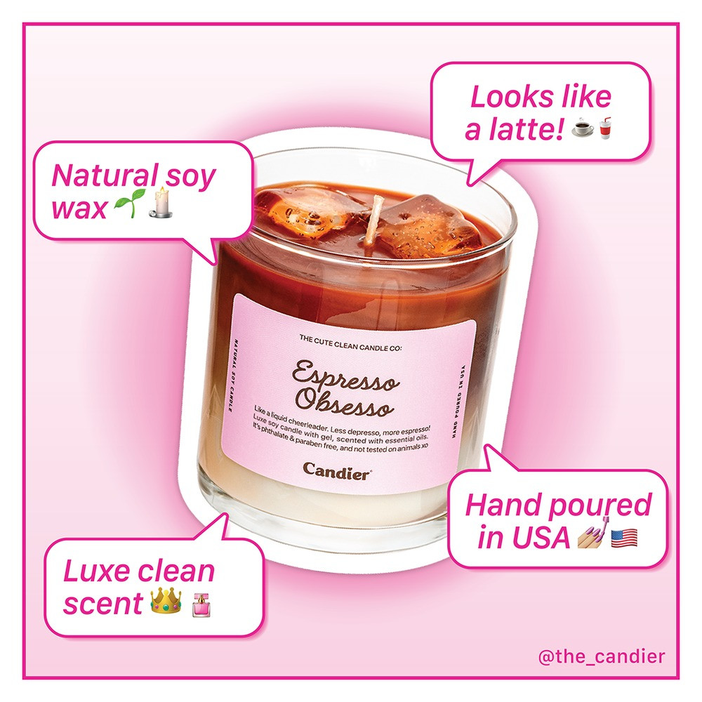 Candier Espresso Obsesso Coffee Candle