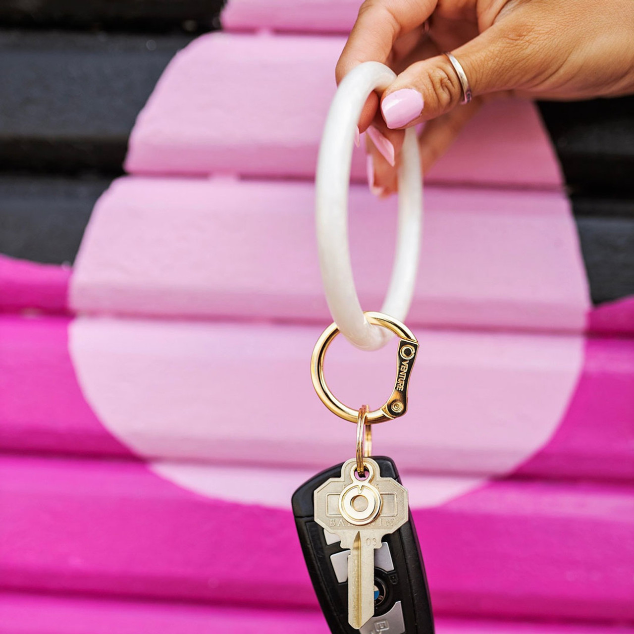 O-Venture Resin Big O Key Ring