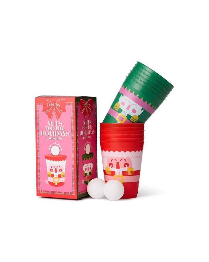 Packed Party Nuts for the Holidays Pong Set