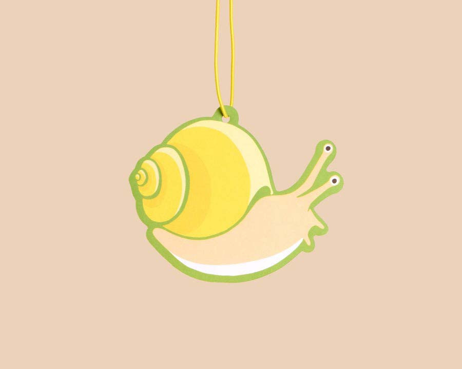 And Here We Are Snail Air Freshener