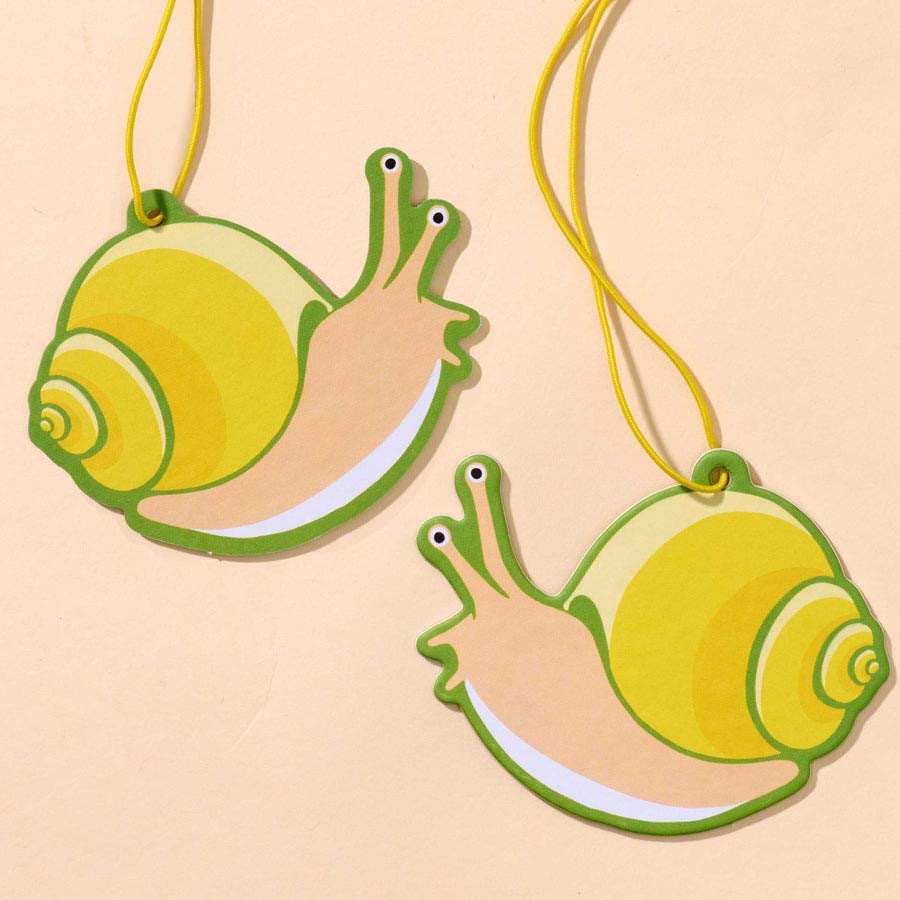 And Here We Are Snail Air Freshener