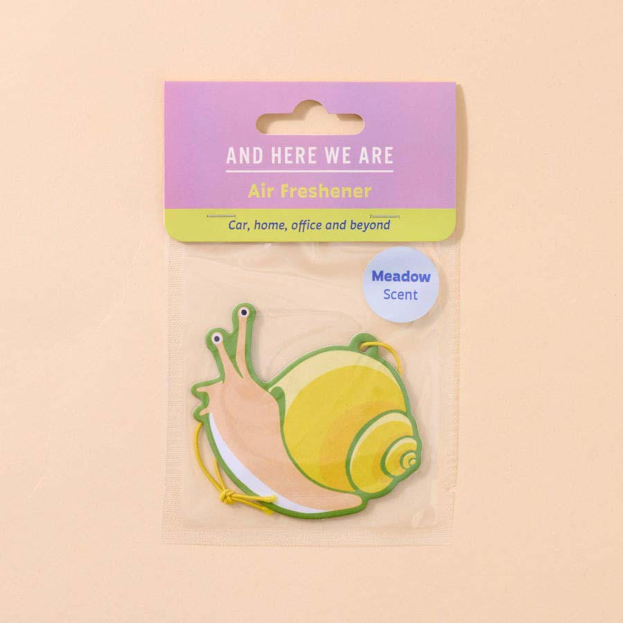 And Here We Are Snail Air Freshener
