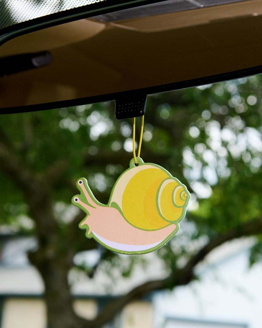 And Here We Are Snail Air Freshener