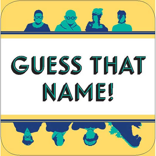 After Dinner Amusements: Guess That Name! Card Game