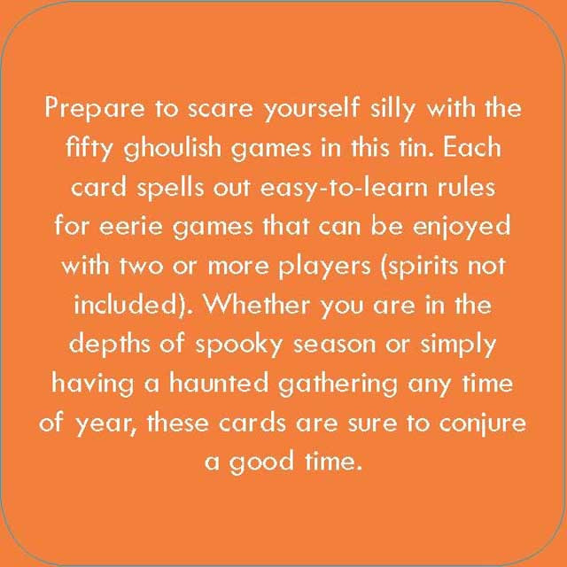 After Dinner Amusements: Ghoulish Games