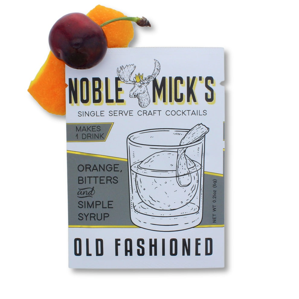 Noble Mick's Old Fashioned Single Serve Cocktail Mix