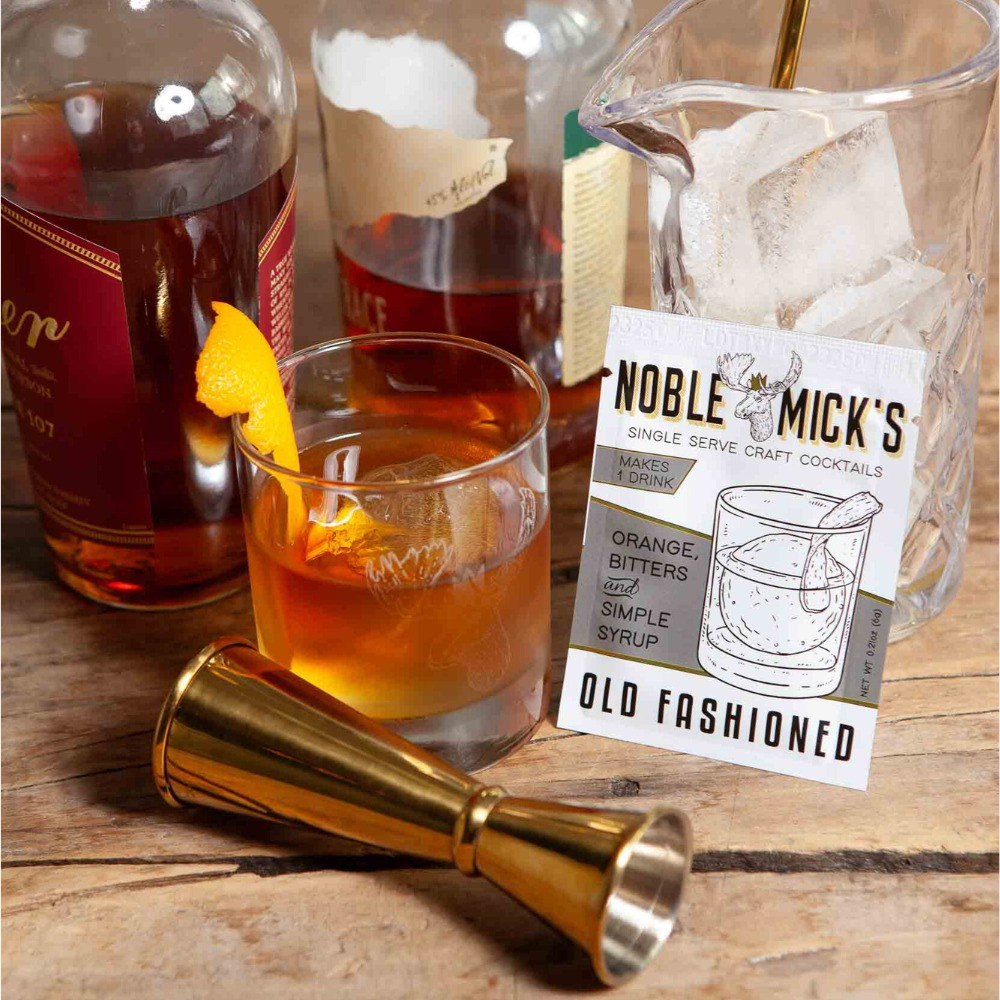 Noble Mick's Old Fashioned Single Serve Cocktail Mix