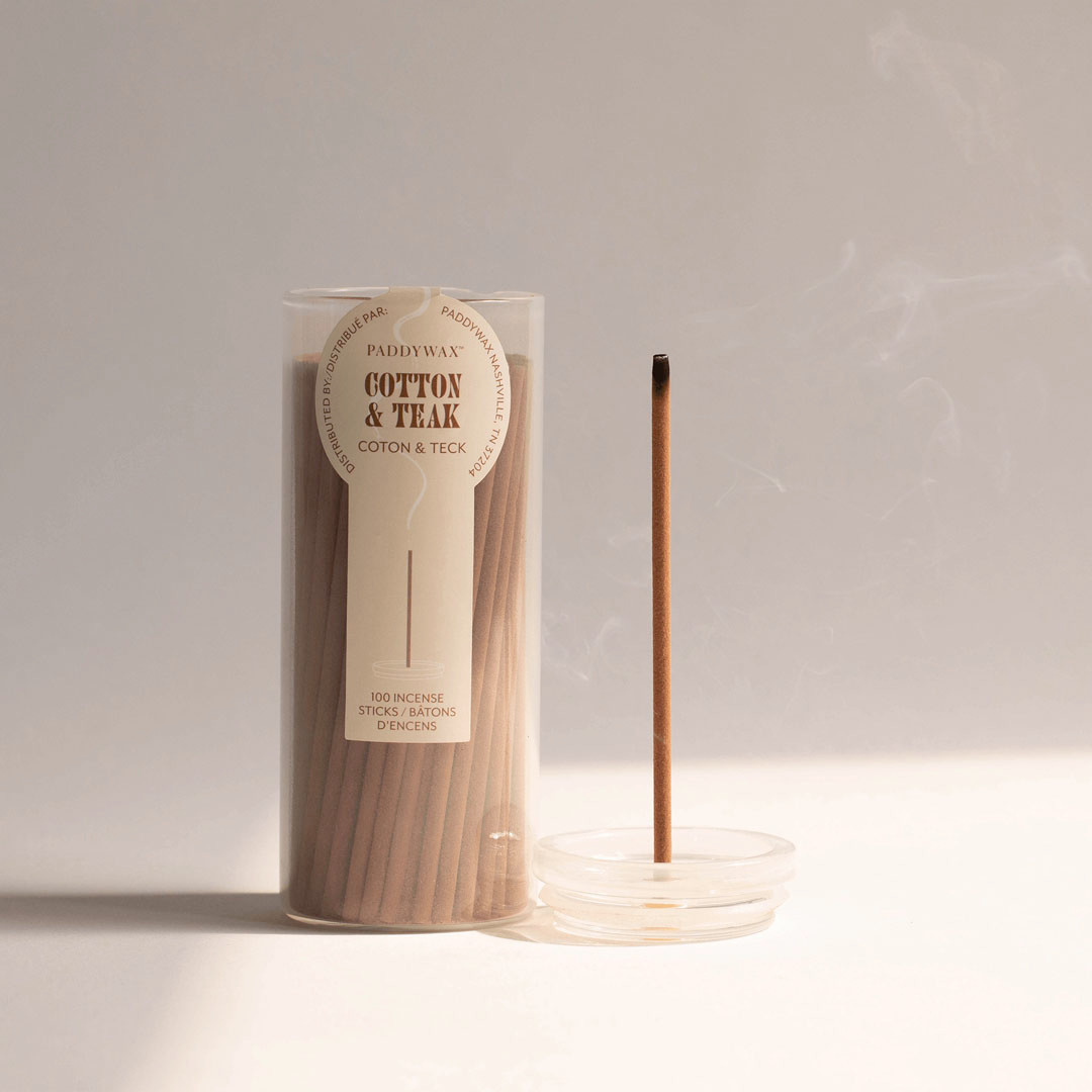 Cotton + Teak Incense Sticks