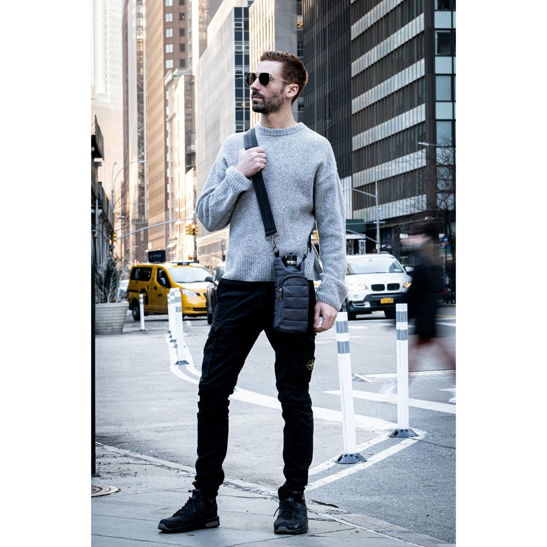 Hydro Water Bottle Bag - Black