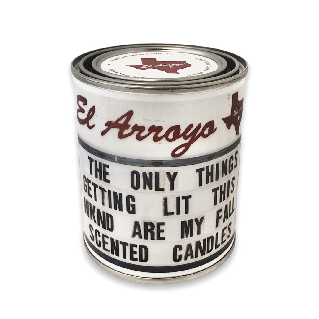 El Arroyo Getting Lit Paint Can Candle