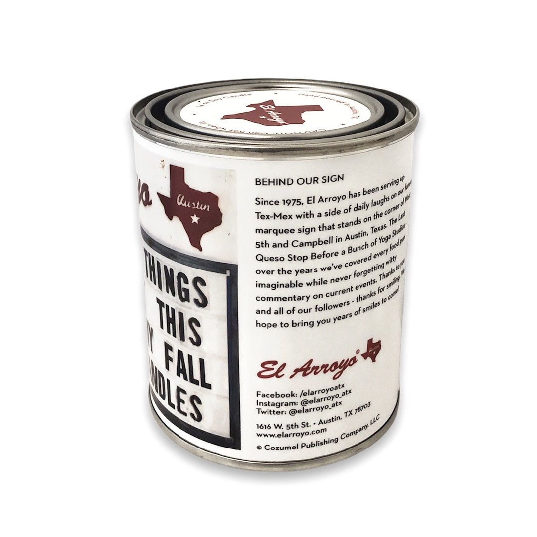 El Arroyo Getting Lit Paint Can Candle