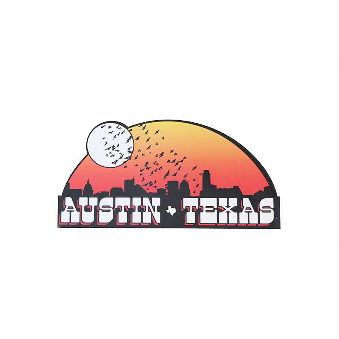 Austin Blanks Austin Skyline Vinyl Sticker