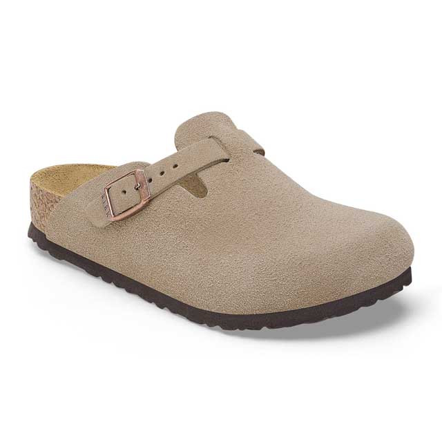Birkenstock Kids' Boston Suede Clogs