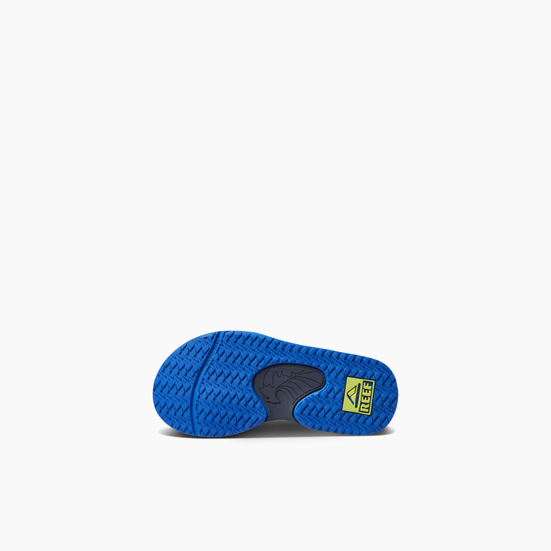 Reef Kids' Fanning Sandals - Navy/ Lime
