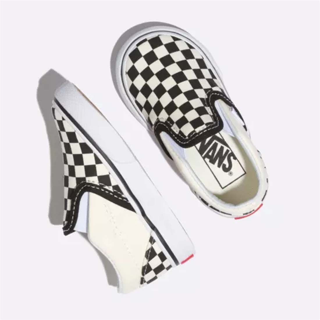 Vans Toddlers' Classic Checkerboard Slip On Shoes
