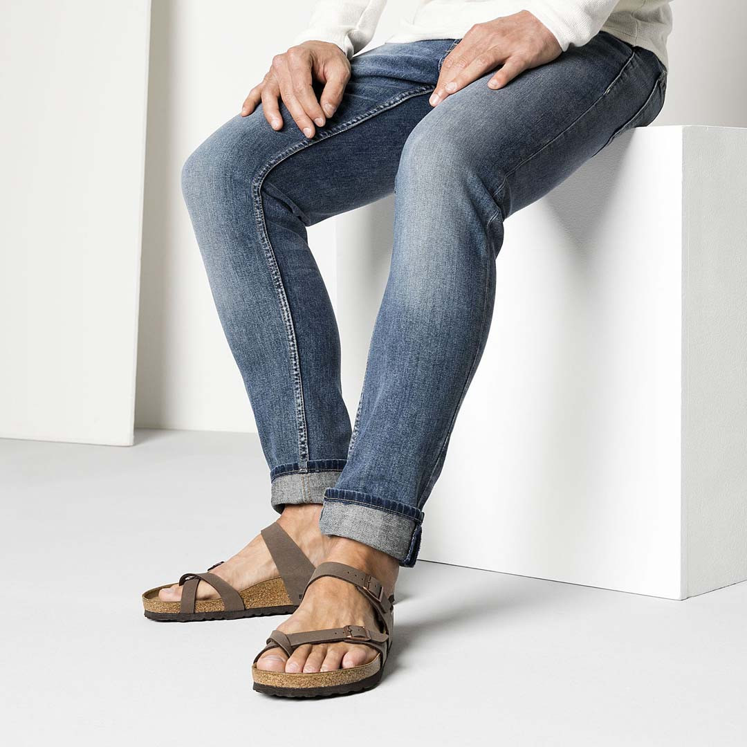 Birkenstock Kids' Mocha Birkibuc Mayari Sandals