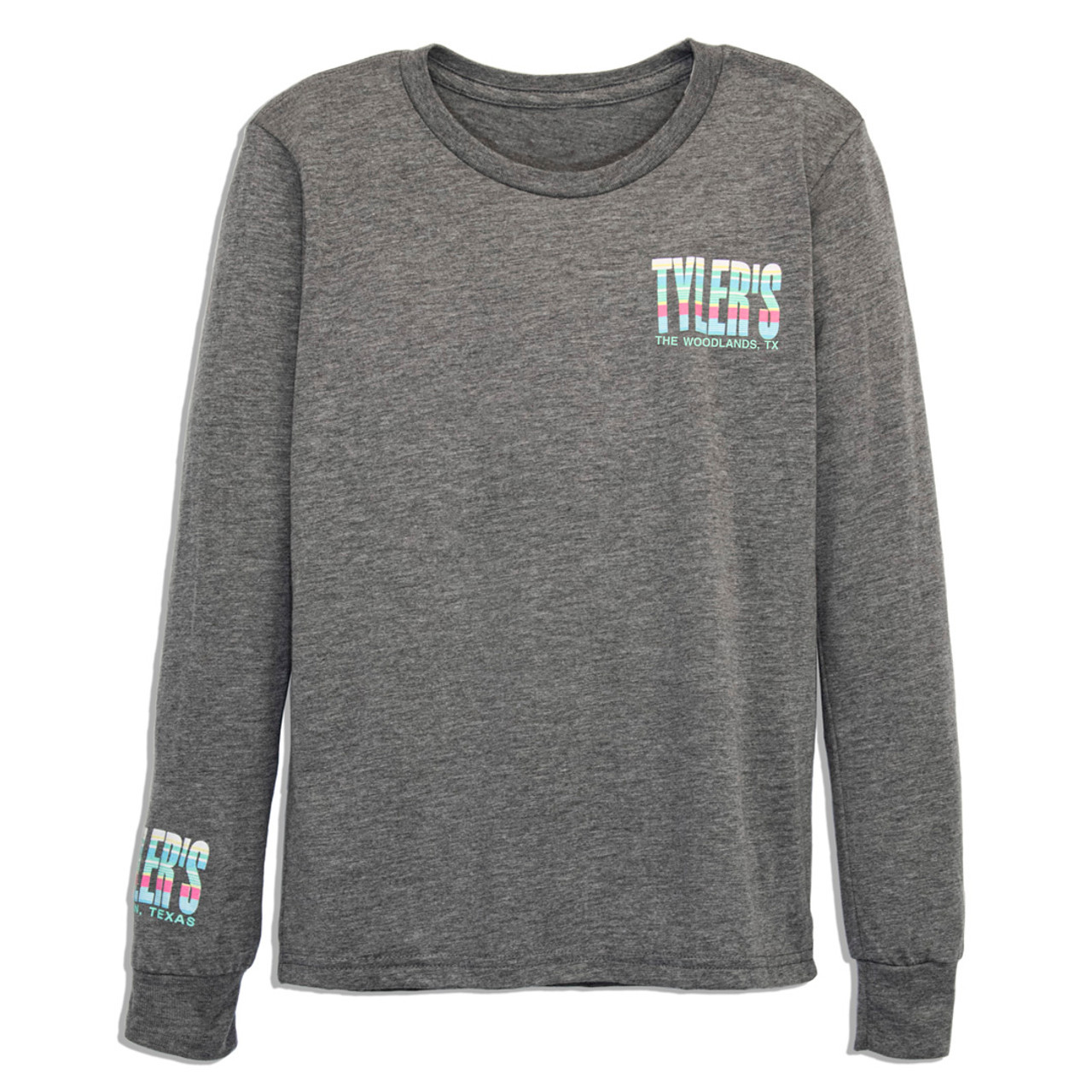TYLER'S Kids Stripe Long Sleeve Track Tee