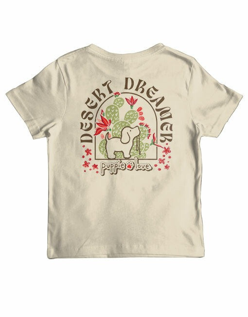 Puppie Love Girls' Desert Dreamer Pup Tee