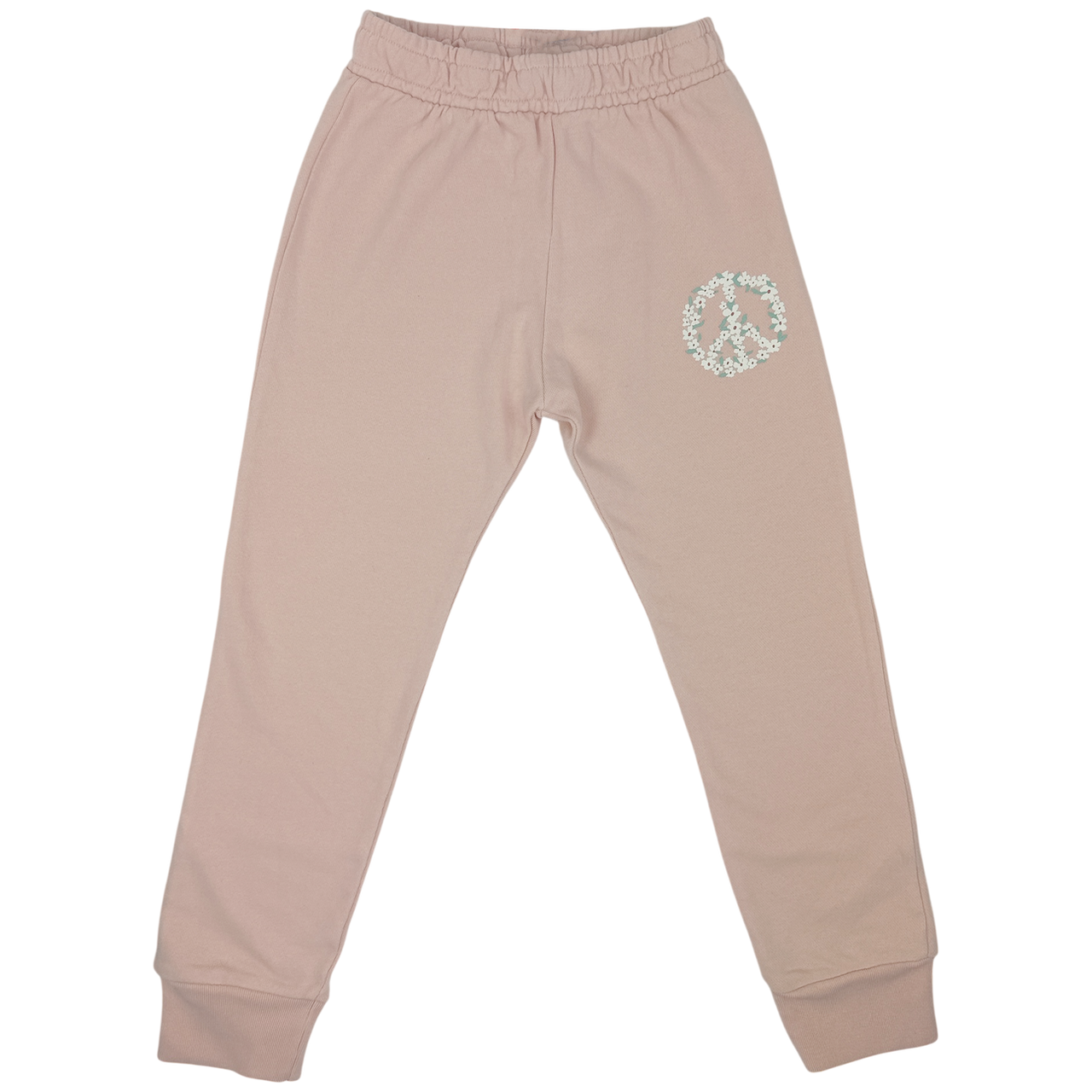 Tiny Whales Girls' Peace and Love Joggers