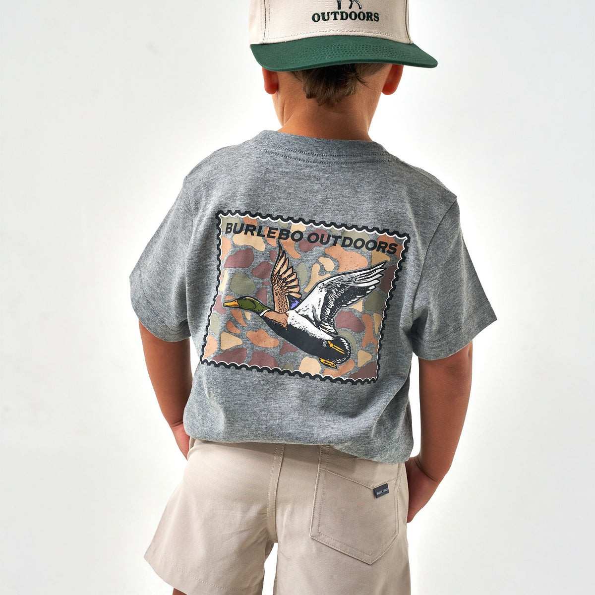 Burlebo Boys' Mallard Duck Stamp Tee