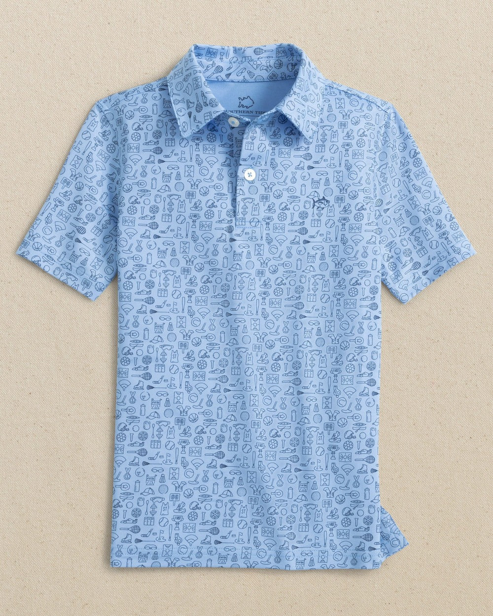 Southern Tide Boys' Driver Finally Friday Performance Polo