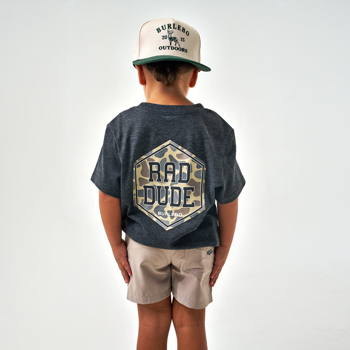 Burlebo Boys' Rad Dude Deer Camo Tee
