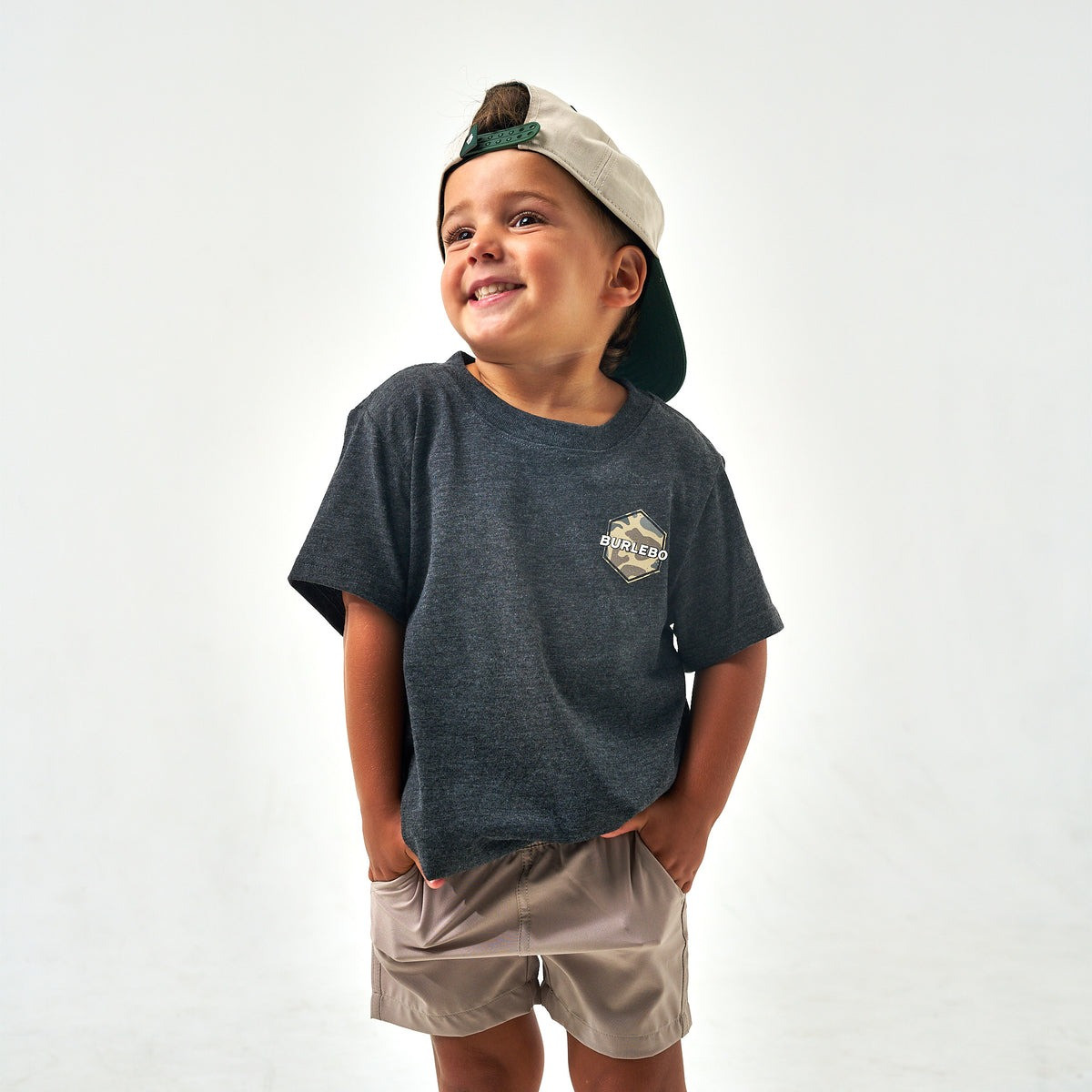 Burlebo Boys' Rad Dude Deer Camo Tee