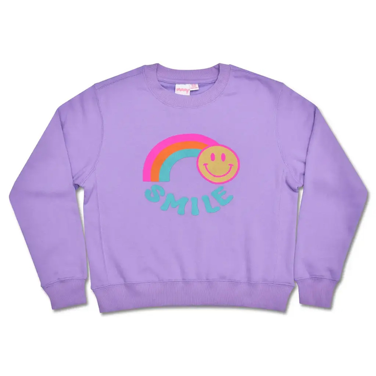 Iscream Girls' Rainbow Smile Sweatshirt