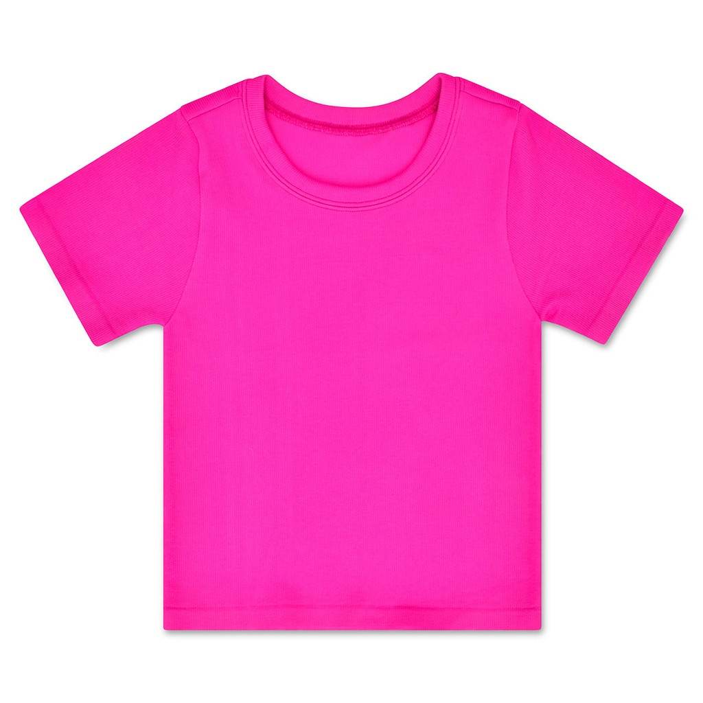 Iscream Girls' Ribbed Short Sleeve Shirt