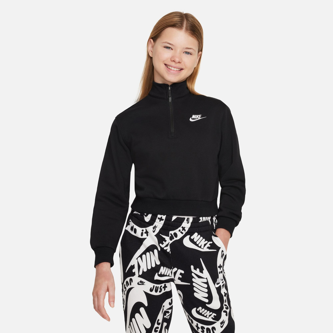 Nike Girls Club Fleece Half Zip