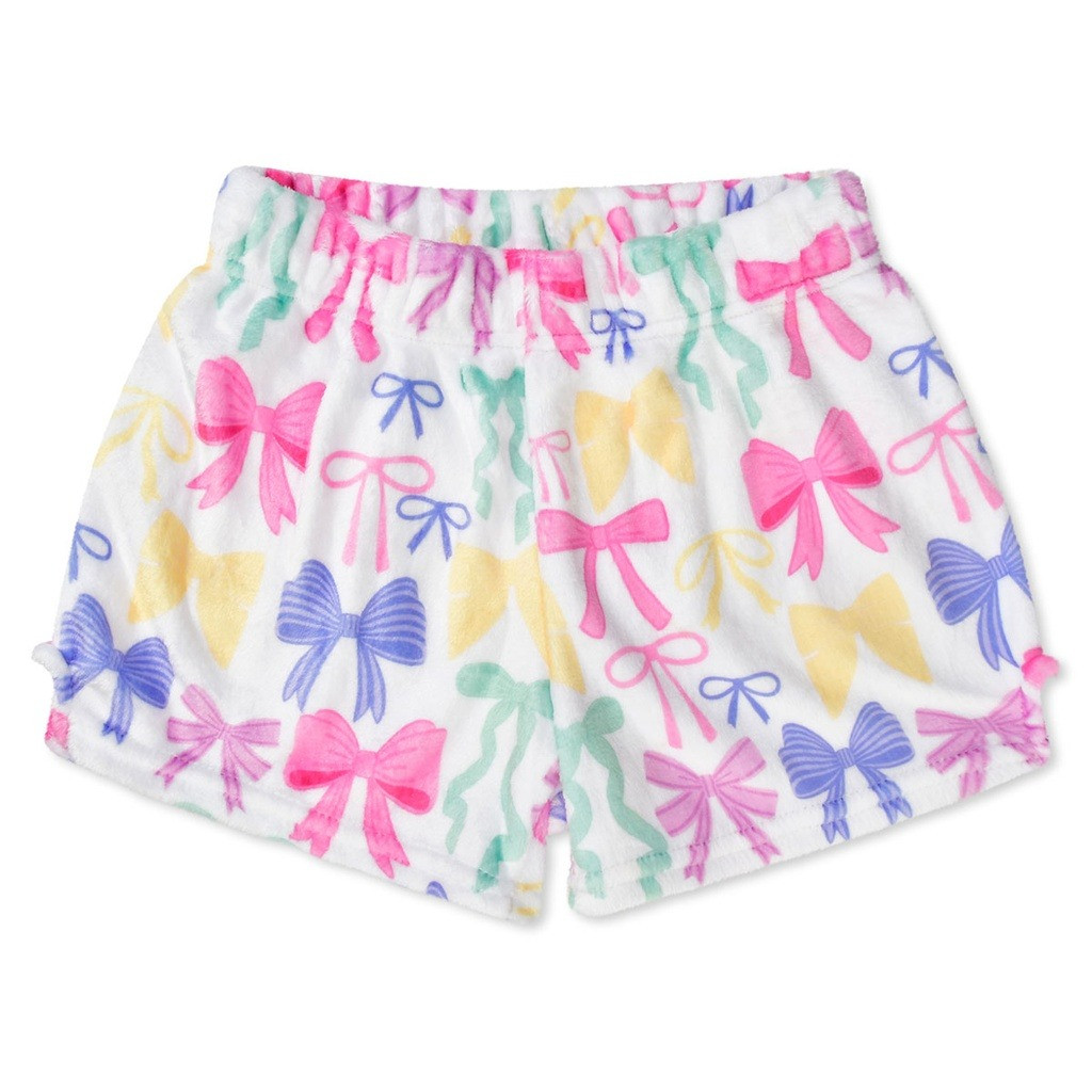 Iscream Girls Pretty Bows Plush Shorts
