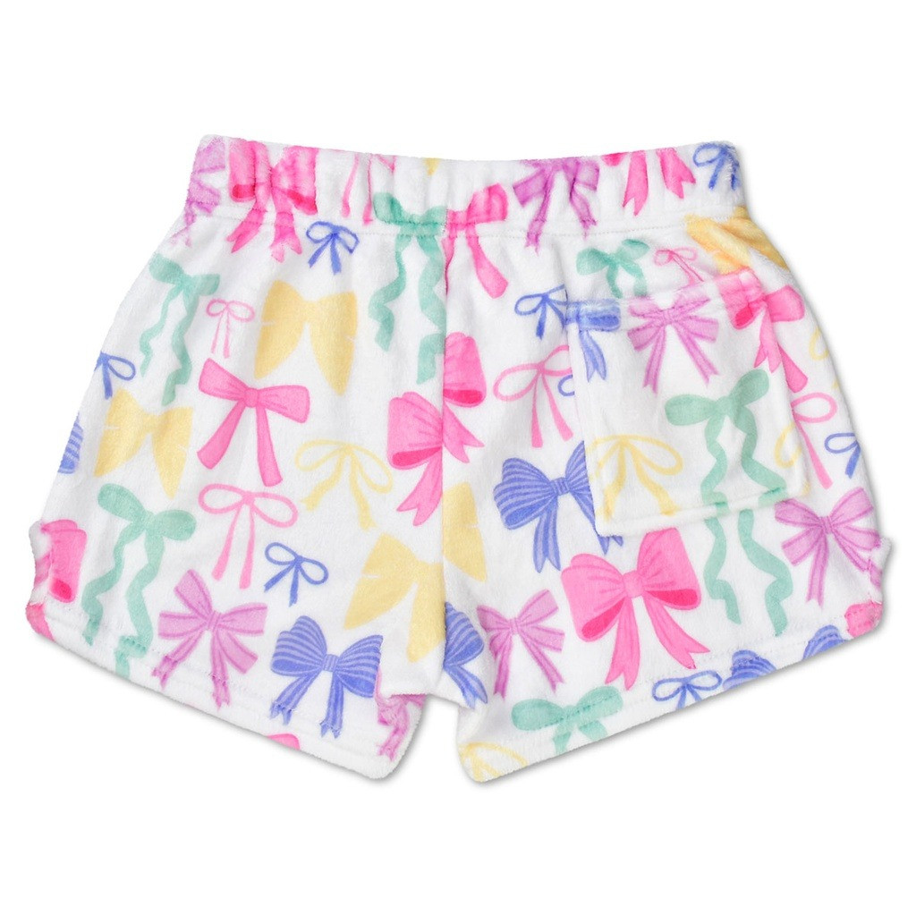 Iscream Girls Pretty Bows Plush Shorts