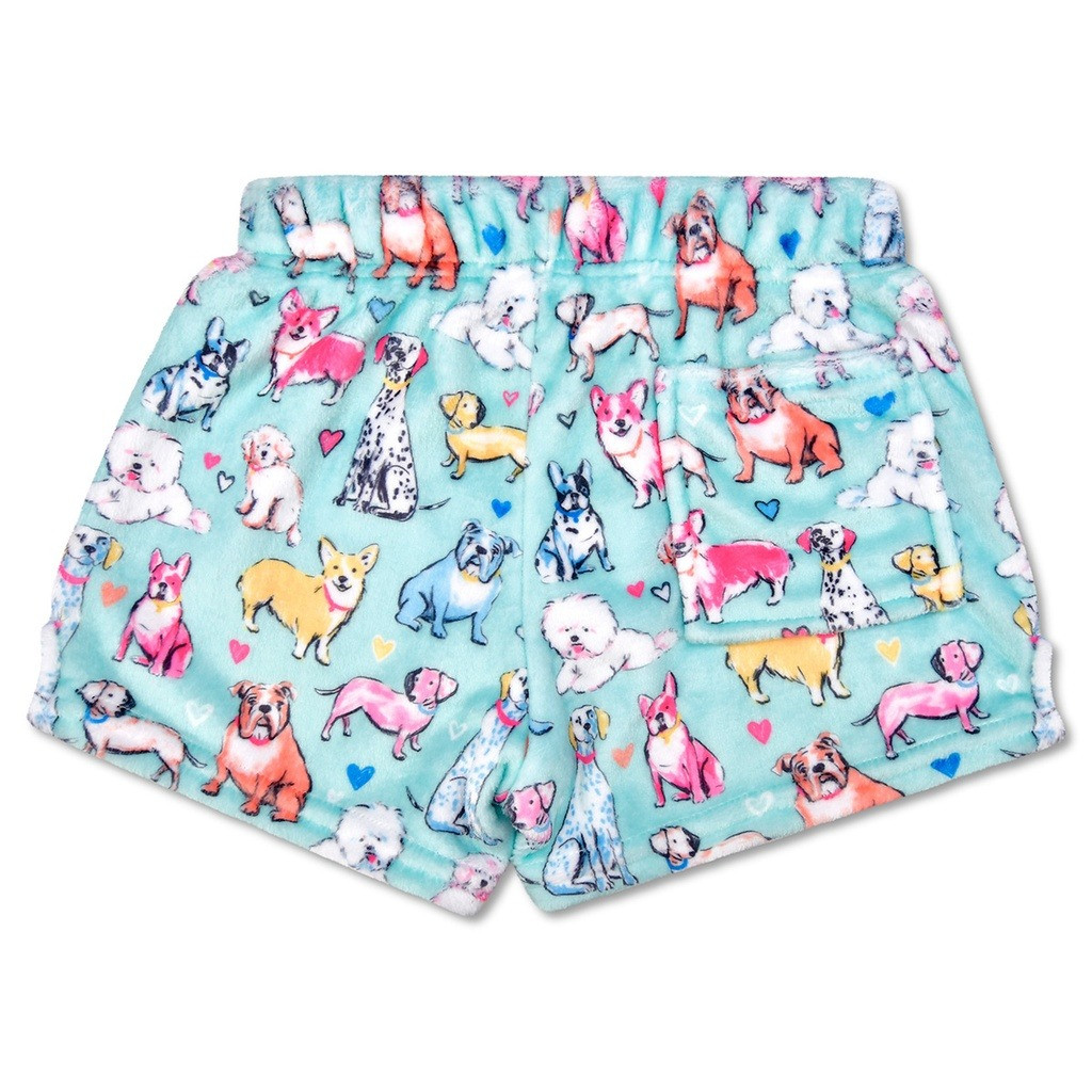 Iscream Girls' Preppy Pups Plush Shorts