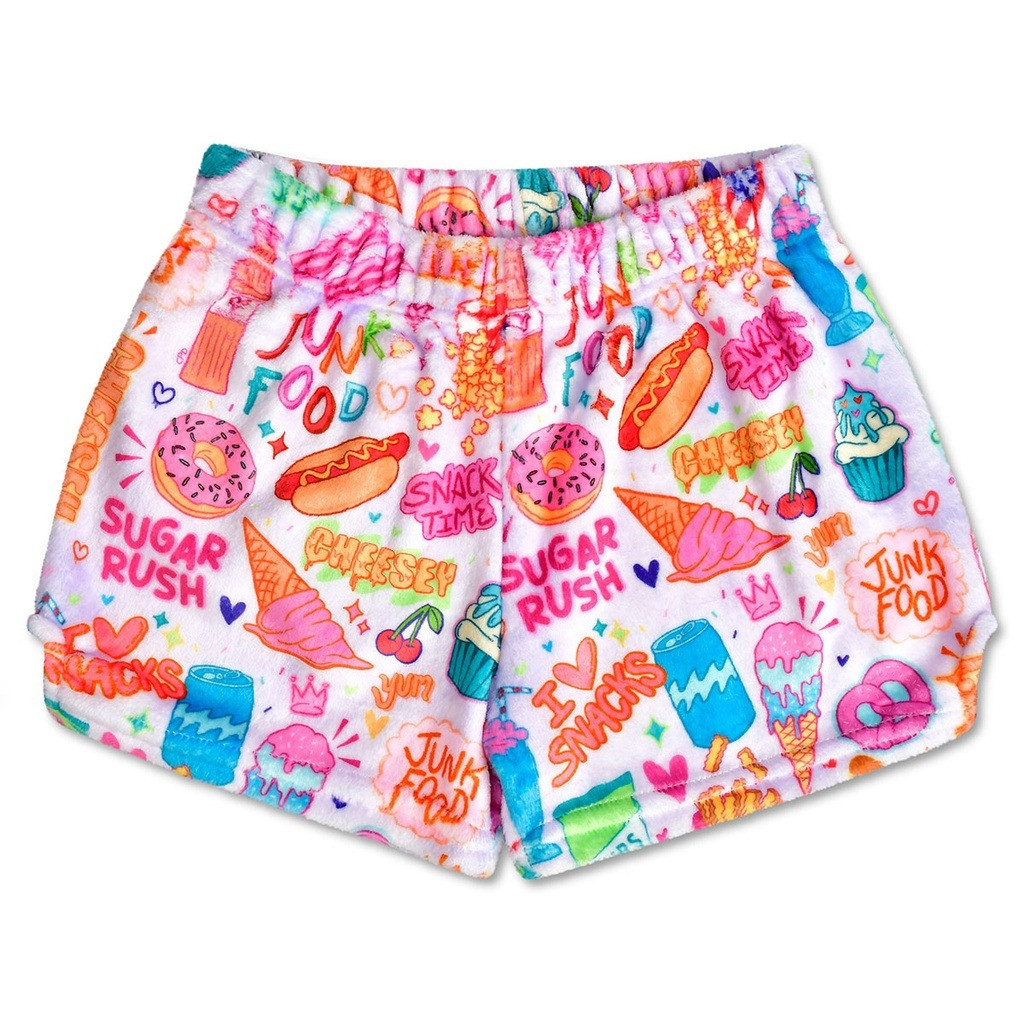 Iscream Girls' Junk Food Plush Shorts