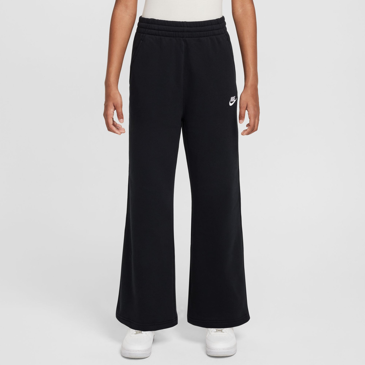 Nike Girls' Sportswear  Club Fleece Wide Length Pants