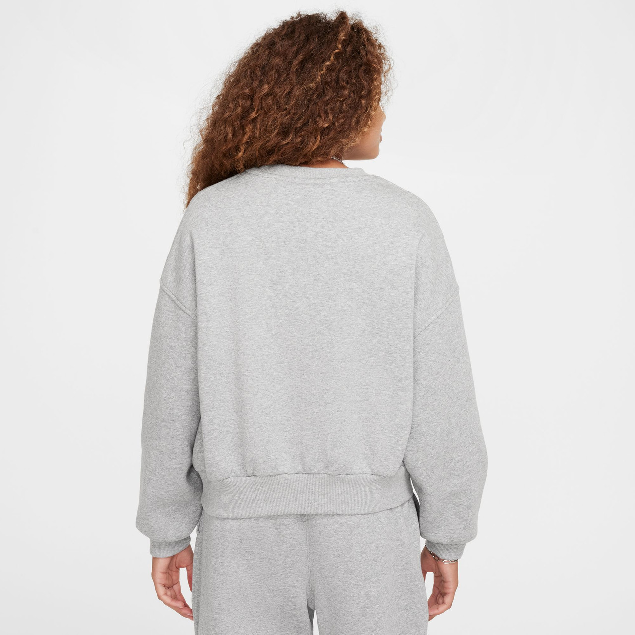 Nike Girls' Sportswear Club Fleece Boxy Crew Neck Pullover