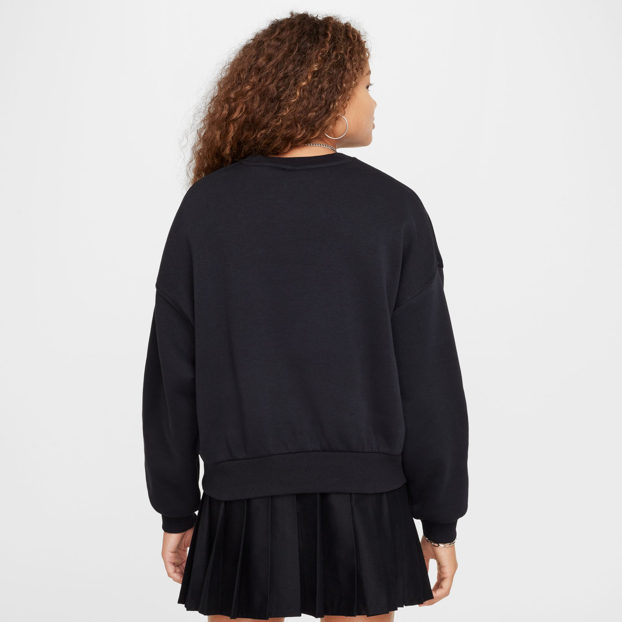 Nike Girls' Sportswear Club Fleece Boxy Crew Neck Pullover