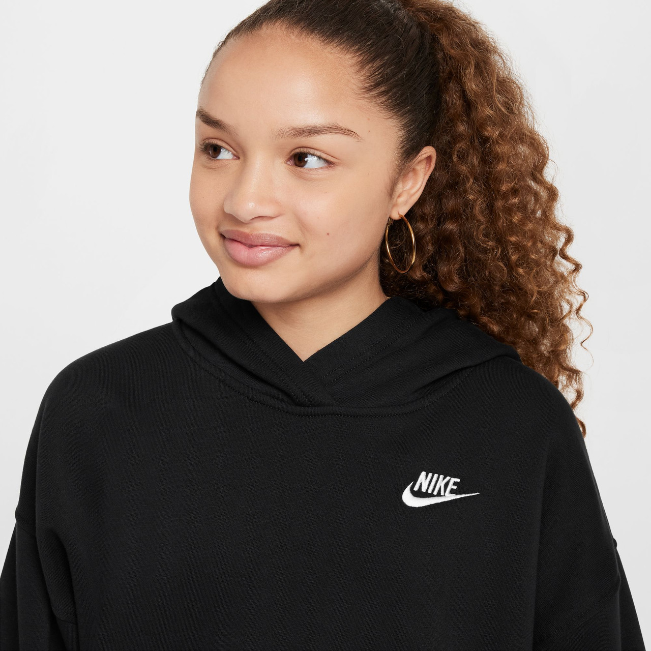 Nike Girls' Sportswear Club Fleece Oversized Hoodie