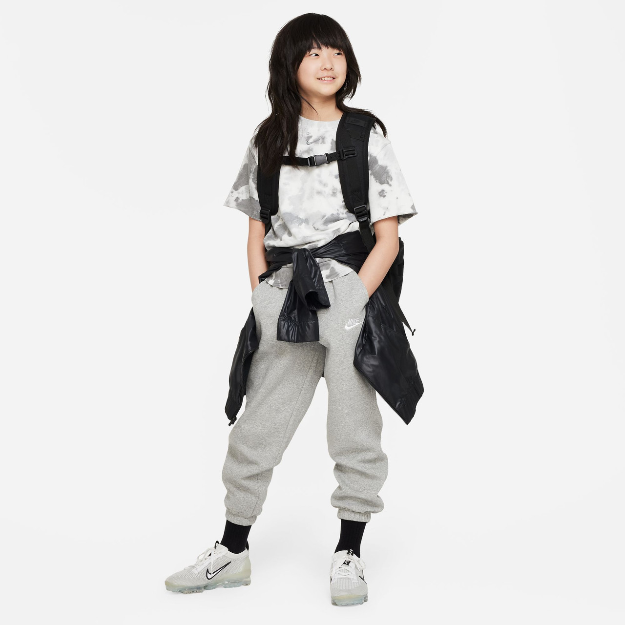 Nike Girls' Sportswear Club Fleece Sweatpants 5 Nike Girls' Sportswear Club Fleece Sweatpants