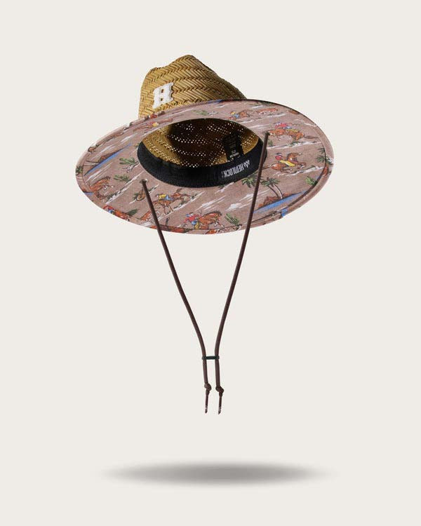 Hemlock Little Kids' Straw Lifeguard Hat - Island Cowboy